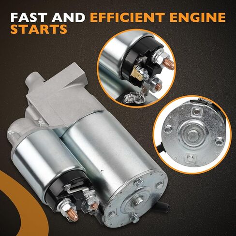 Starter Motor Compatible with Delco, Generac 0D9708, 0E3342 GTV990, Cub Cadet M72-GN Tank Generac, Electrical Starter Motor, Replace 10455515, 0C3017 in Saudi Arabia