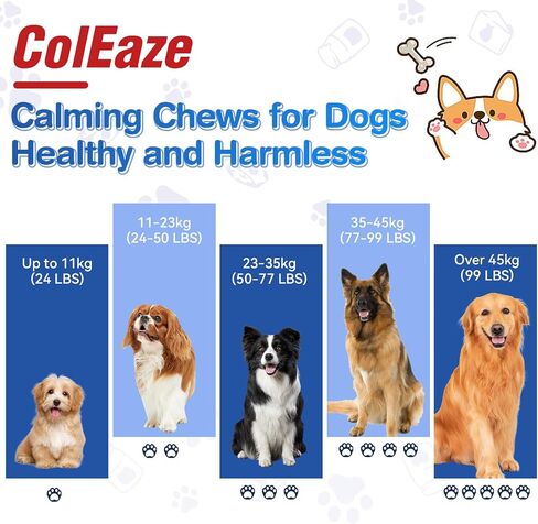 Calming Chews for Dogs - Dog Calming Chews - Anxiety Relief Treats - Calming Supplements for Dogs - Calming Bites Help Reduce Stress and Promote Relaxation, 120 Count Chicken Flavor in Saudi Arabia