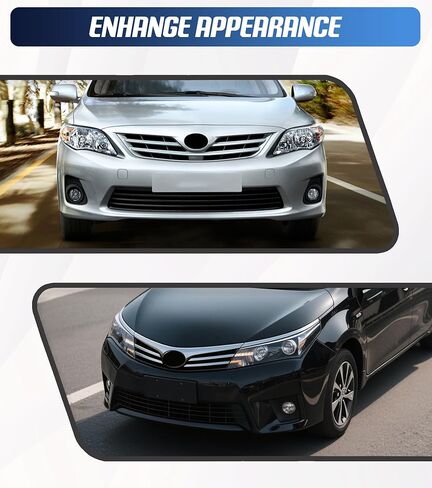 Front Bumper Lower Grille Compatible with Corolla 2011 2012 2013, Grill Assembly Direct Replacement Parts 5311202280 TO1036125 in Kuwait