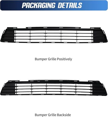 Front Bumper Lower Grille Compatible with Corolla 2011 2012 2013, Grill Assembly Direct Replacement Parts 5311202280 TO1036125 in Kuwait