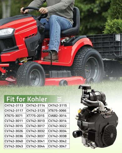 24 584 176-S Ignition Coil Module و Spark Slop Fit لـ Kohler CH742 XT675 XT775 CV682 CV742 Command Pro Twin CV Engine 18.6KW 747CC 6.75 HP 22.5 HP 25 HP 25 HP 25 HP 25 HP in Saudi Arabia