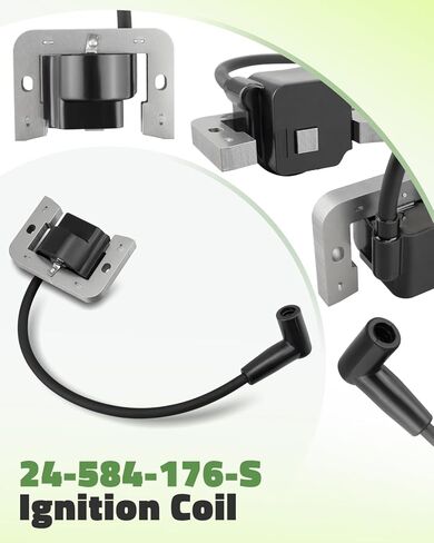 24 584 176-S Ignition Coil Module و Spark Slop Fit لـ Kohler CH742 XT675 XT775 CV682 CV742 Command Pro Twin CV Engine 18.6KW 747CC 6.75 HP 22.5 HP 25 HP 25 HP 25 HP 25 HP in Saudi Arabia