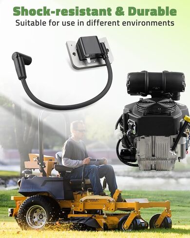 24 584 176-S Ignition Coil Module و Spark Slop Fit لـ Kohler CH742 XT675 XT775 CV682 CV742 Command Pro Twin CV Engine 18.6KW 747CC 6.75 HP 22.5 HP 25 HP 25 HP 25 HP 25 HP in Saudi Arabia