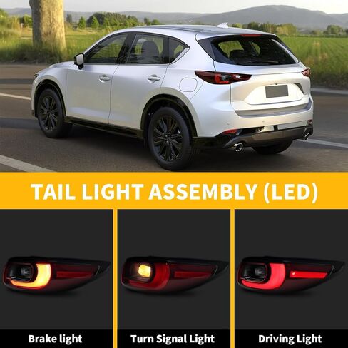 مجموعة مصابيح الذيل الخارجية متوافقة مع جانب الغواص لمصباح الفرامل الخلفي 2022-2023 CX-5 (يسار) in Kuwait