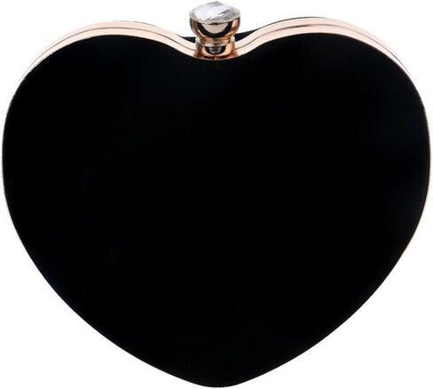 U Scinan Women Heart Shaped Handbag Mini Clutch Chain Purse Chic Shoulder Bag Evening Tote in Saudi Arabia