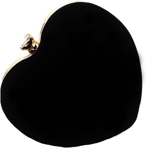 U Scinan Women Heart Shaped Handbag Mini Clutch Chain Purse Chic Shoulder Bag Evening Tote in Saudi Arabia