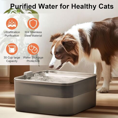 Dog Cat Pet Water Fountain Filter Replacement 9 Packs - Activated Carbon & Ion Exchange Resin Filters with Pump Foam Sponges - Compatible with FUKUMARU 7L Automatic Water Fountain in Kuwait
