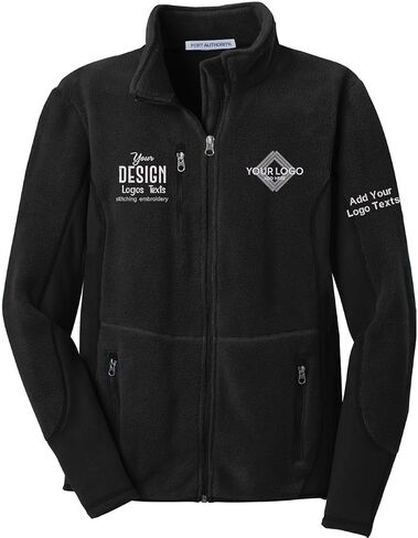 INK STITCH Men F227 Custom Personalized Embroidery Logo Texts R-Tek Pro Fleece Full Zip Up Jackets in Saudi Arabia