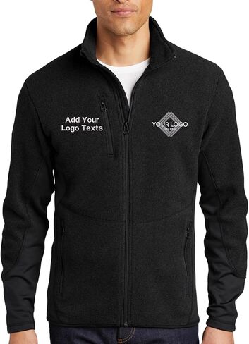 INK STITCH Men F227 Custom Personalized Embroidery Logo Texts R-Tek Pro Fleece Full Zip Up Jackets in Saudi Arabia