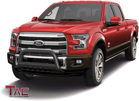 TAC Bull Bar Fits 2004-2025 Ford F150 (Exclude Heritage Edition/All F150 Raptor models/2020-2022 Diesel Models)|2022-2025 F150 Lightning EV|2003-2017 Expedition 3" SUV Black Bumper Guard in Saudi Arabia