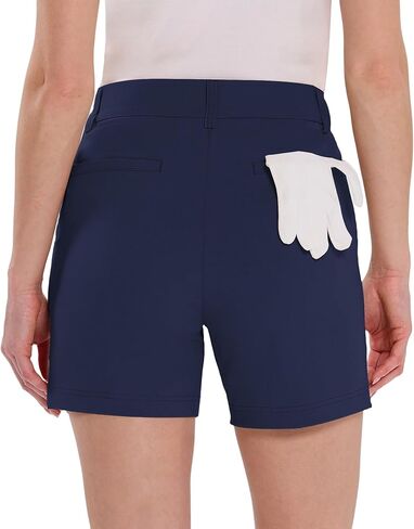 LastFor1 Women's 5" Golf Shorts with Pockets Quick Dry Stretch Athletic Hiking Shorts Casual Summer Outdoor Work Shorts in Kuwait