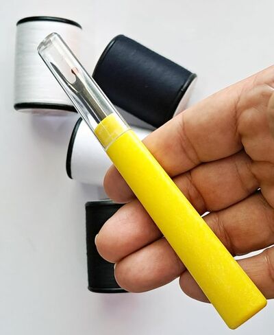 Thai Sawasdee Seam Ripper and Thread Remover Stitch Unpicker Sewing Tool with Comfortable Ergonomic Grip (Red Color), Measures 12.5cm in Length, excluding The Protective Cover. in Saudi Arabia