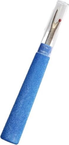 Thai Sawasdee Seam Ripper and Thread Remover Stitch Unpicker Sewing Tool with Comfortable Ergonomic Grip (Red Color), Measures 12.5cm in Length, excluding The Protective Cover. in Saudi Arabia