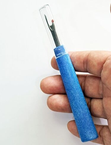 Thai Sawasdee Seam Ripper and Thread Remover Stitch Unpicker Sewing Tool with Comfortable Ergonomic Grip (Red Color), Measures 12.5cm in Length, excluding The Protective Cover. in Saudi Arabia