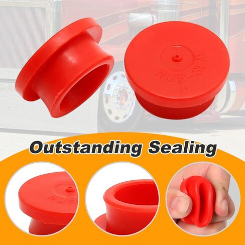 359-5990 Hubcap Rubber Plugs, Hub Seal Rubber Plugs, 20PCS, Replacement for Stemco 343-4009 340-4075, 1-1/8“ in Saudi Arabia