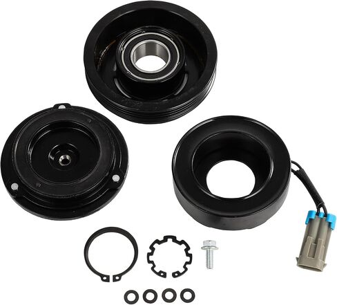 ECCPP A/C Compressor Clutch 2011-2014 ملائمة لكاديلاك إسكاليد 6.2L 2001-2006 FIT لـ GMC Yukon 4.8L AC CLUCT in Saudi Arabia