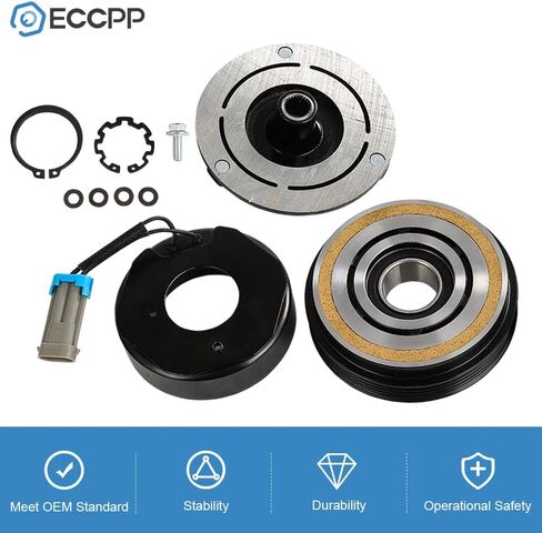 ECCPP A/C Compressor Clutch 2011-2014 ملائمة لكاديلاك إسكاليد 6.2L 2001-2006 FIT لـ GMC Yukon 4.8L AC CLUCT in Saudi Arabia