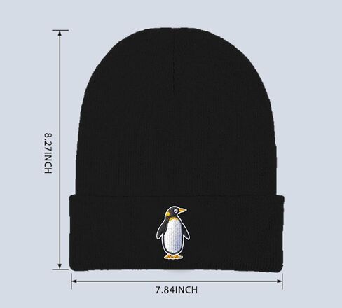 Embroidered Beanie Hats for Men Women, Winter Funny Knit Hat, Stuff Accessories Gifts in Kuwait