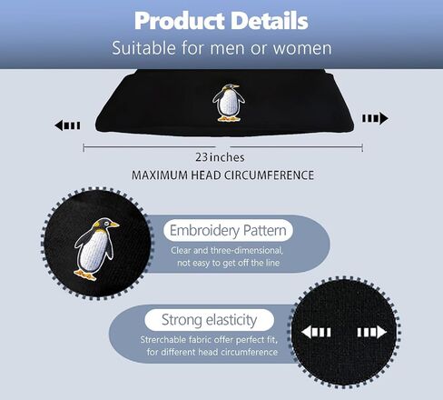Embroidered Beanie Hats for Men Women, Winter Funny Knit Hat, Stuff Accessories Gifts in Kuwait