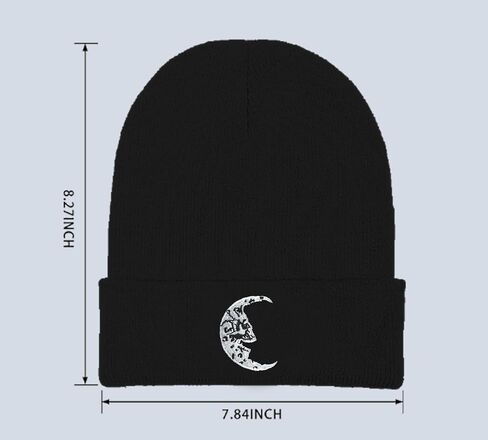 Embroidered Beanie Hats for Men Women, Winter Funny Knit Hat, Stuff Accessories Gifts in Kuwait