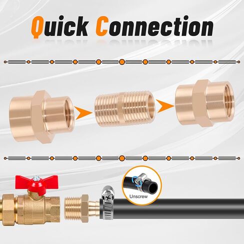 68PCS Brass Pipe Fitting & Adapters Assortment Kit, NPT Adapter, Hex Nipple,Hex Coupling, Hex Head Plug, Busing,Reducer Coupling, 45 Degree & 90 Degree Street Elbow, Male Run Tee in Saudi Arabia