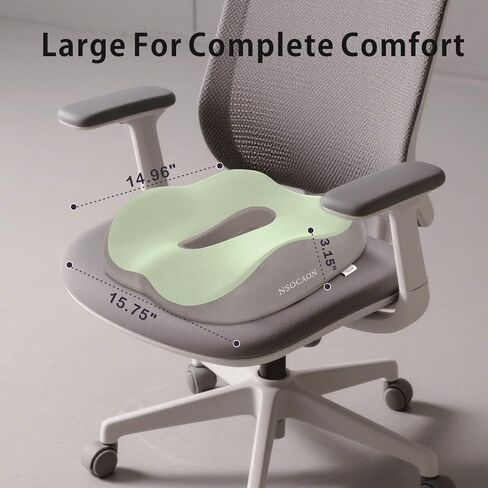 Ergonomic Memory Foam Seat Cushions Suitable for Office seat,Hip Pain,Tailbone Pain Relief, Truck Driver,Driving, happicartus,Car, Tailbone Pain Relief, Sciatica Pain Relief in Kuwait