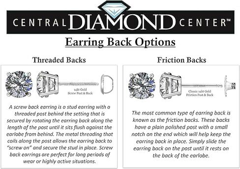 2 Carat Total Weight Moissanite Stud Earrings 14k Gold Post-Matching Solitaire Pendant in Sterling Silver in Saudi Arabia