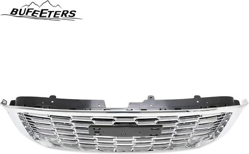 Grille Grille Mesh Grill Fit for 2015 2016 2017 2018 2019 2020 GMC Yukon/Yukon XL ، Denali Style ، Chrome & Silver in Kuwait