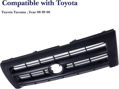 Grille Grille Grill Black Shell مع إدراج أسود متوافق مع Tacoma 1998 1999 2000 Pickup Truck 5310004110C0 TO1200211 in Kuwait