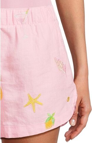 Lilly Pulitzer Women's Elodey Linen Shorts in Saudi Arabia