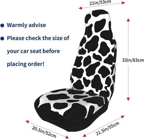 Floral Car Seat Cover Retro Daisy Seat Cushion Auto Bucket Seat Cover Set 2 Pack Hippie Boho Flower Car Front Seat Cushion Elastic Seats Cushion Automotive Seats Covers Accessory, Brown in Kuwait