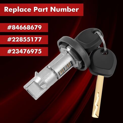 846668679 مجموعة أسطوانات قفل التبديل مع مفاتيح متوافقة مع 2014-2019 Chevy Chevrolet Silverado 1500 2500 3500 Suburban Tahoe Express ، GMC Sierra Yukon Savana يحل محل 22855177 ، 23476975 in Saudi Arabia