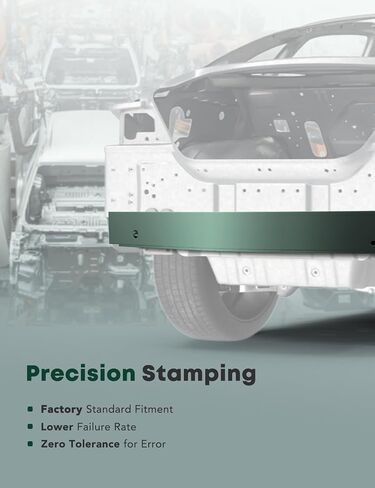 YHTAUTO Rear Bumper Reinforcement Impact Bar Steel Compatible with Honda Civic 2012, Civic 2013 Coupe Only, L4 1.8L 2.4L, Grille Support Reinforcement in Saudi Arabia