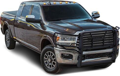 Black Horse RUGGED Heavy Duty Grille Brush Bumper Guard Modular Black Compatible with 2019-2024 Ram 2500|2019-2024 Ram 3500-RU-DORA20-B in Saudi Arabia