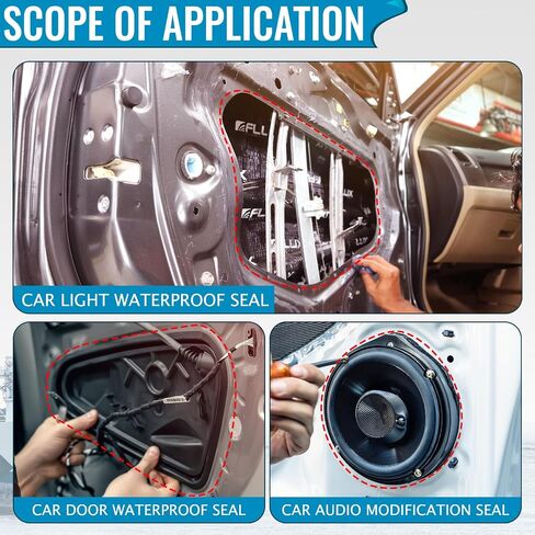Butyl Tape 1/8''X3/4''x30', 1 Roll Butyl Sealant RV Tape, Double Sided Putty Tape Outdoor Waterproof Butyl Rubber Caulking Tape for Marine Boat Windows Sealing Leak Roof Pipe Patching in Saudi Arabia