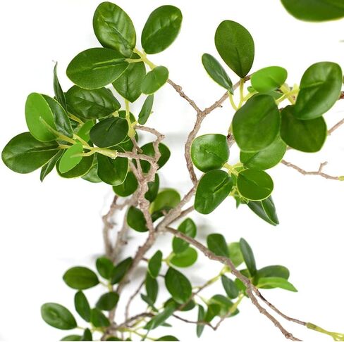 3pcs Artificial Branches Plants Greenery Stems Faux Branches for Vase Plant Artificial Eucalytus Branches Fake Ficus Twig (45"/Each Branch) (Green) in Kuwait