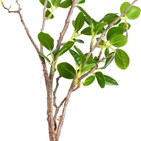 3pcs Artificial Branches Plants Greenery Stems Faux Branches for Vase Plant Artificial Eucalytus Branches Fake Ficus Twig (45"/Each Branch) (Green) in Kuwait