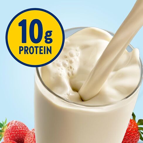 Glucerna Original Nutritional Shake, Diabetic Drink to Support Blood Sugar Management, 10g Protein, 180 Calories, Creamy Strawberry, 8-fl-oz Bottle, 6 Count in Saudi Arabia