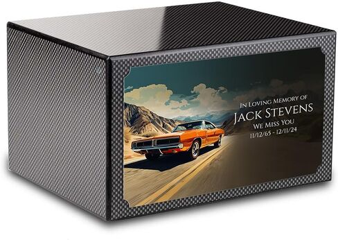 GetUrns Heritage Adult Classic Car Cremation Urn for Human Ashes I Rosewood Funeral Urns for Male and Female I 213lbs in Saudi Arabia