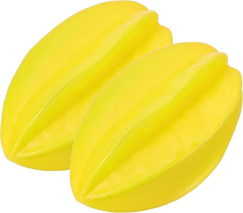 Patikil 6 PCS Carambole الاصطناعية ، محاكاة بلاستيكية مزيفة النجمة الفاكهة النابضة بالواقعية المزيفة نموذج الفاكهة المزيفة لزخارف حفلة المطبخ ، الدعائم التصوير الفوتوغرافي in Saudi Arabia