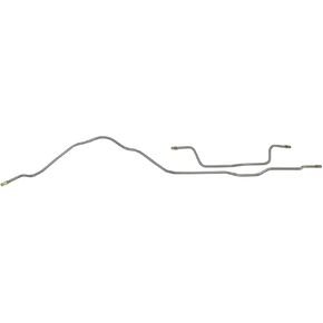 Inline Tube Compatible with 1991-94 Jeep Cherokee XJ Mid-Size 3/16" Rear Axle Brake Lines 2pc, Stainless (Z-26) in Kuwait