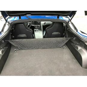 Trunk Organizer Cargo Net for Chevrolet Corvette C7 2014-2019 – Envelope Style Cargo Net for Coupe-Premium Mesh Car Trunk Organizer Vehicle Carrier Storage–Compatible with Corvette C7 in Kuwait