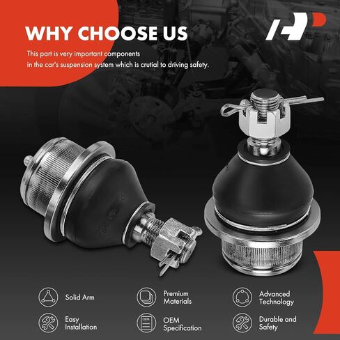 A-Premium 2 x Front Lower Ball Joint, Compatible with Ford Transit Connect 2010 2011 2012 2013 in Saudi Arabia