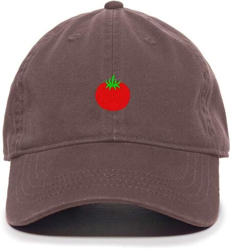 Tomato Baseball Cap Embroidered Cotton Adjustable Dad Hat in Saudi Arabia