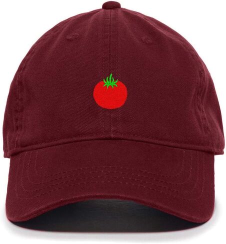 Tomato Baseball Cap Embroidered Cotton Adjustable Dad Hat in Saudi Arabia
