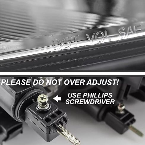 2PCS Headlights Assembly For 2006 2007 2008 Toyota RAV4 Base Limited Sport SUV Headlights Replacement Halogen Chrome Housing Amber Reflector in Kuwait