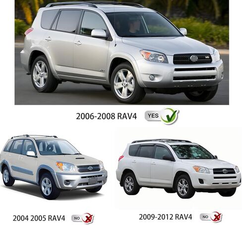 2PCS Headlights Assembly For 2006 2007 2008 Toyota RAV4 Base Limited Sport SUV Headlights Replacement Halogen Chrome Housing Amber Reflector in Kuwait