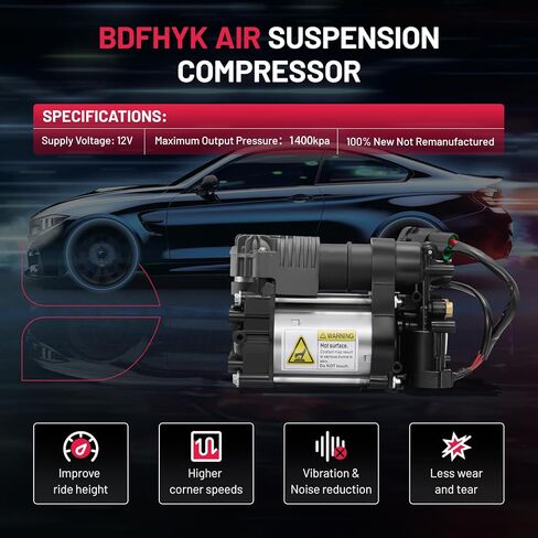 BDFHYK AIR SPANSENT STAPRESSIT KIT HUSHED DUTARY 12V متوافق مع Hyundai Equus V8 4.6L 2011 ، Equus V8 5.0L 2012-2016-Replacement 55881-3M000،55880-3n000،151500030302 OE FIT in Saudi Arabia