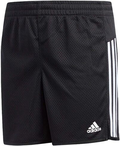 adidas Girls' 5" Mesh Athletic Gym Basketball Shorts, White in Saudi Arabia