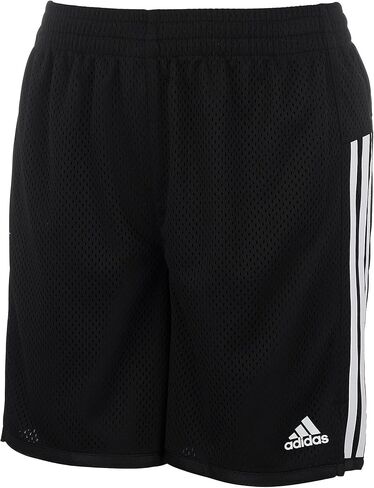 adidas Girls' 5" Mesh Athletic Gym Basketball Shorts, White in Saudi Arabia